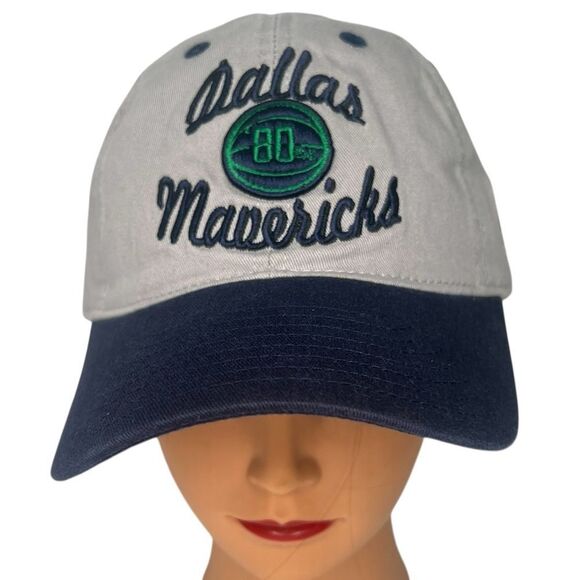 Adidas Dallas Mavericks Gray/Blue Unisex Basketball Team Cap Adjustable Size - Picture 1 of 11